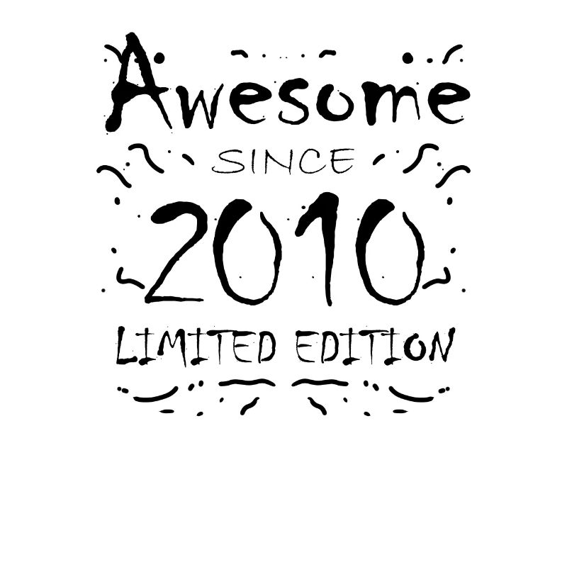 2010 - Né 2010 - Année de naissance 2010