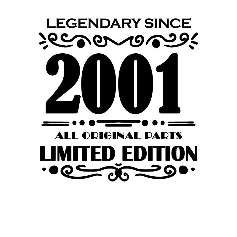 2001 - Né 2001 - Année de construction 2001
