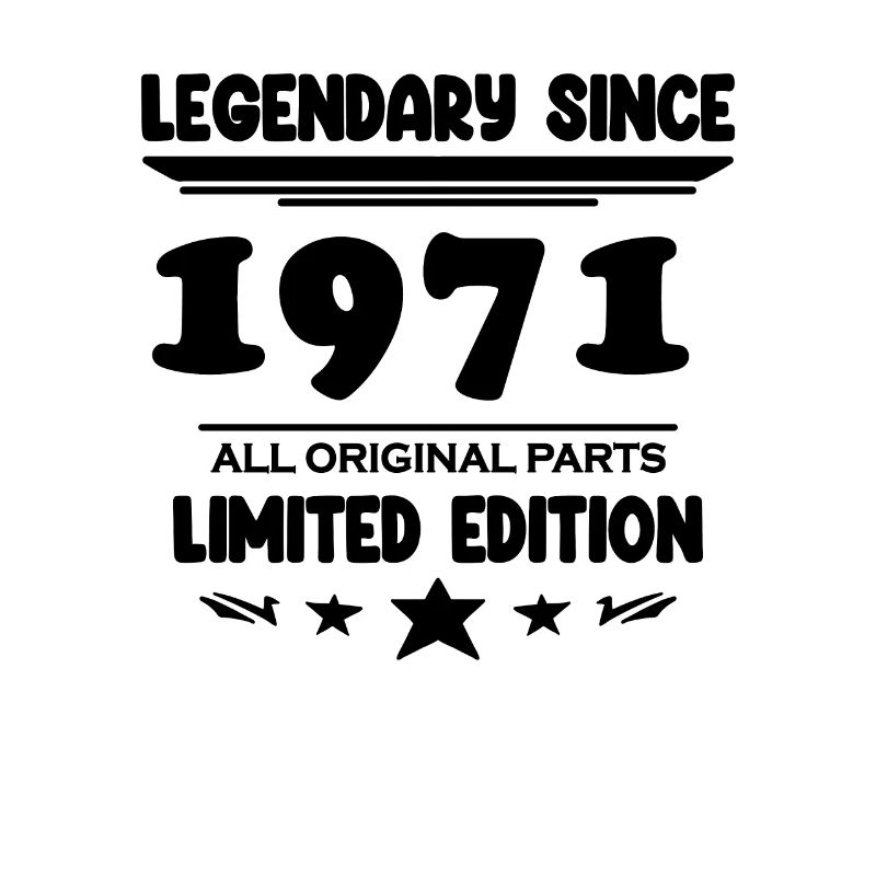 1971 - Né 1971 - Année de construction 1971