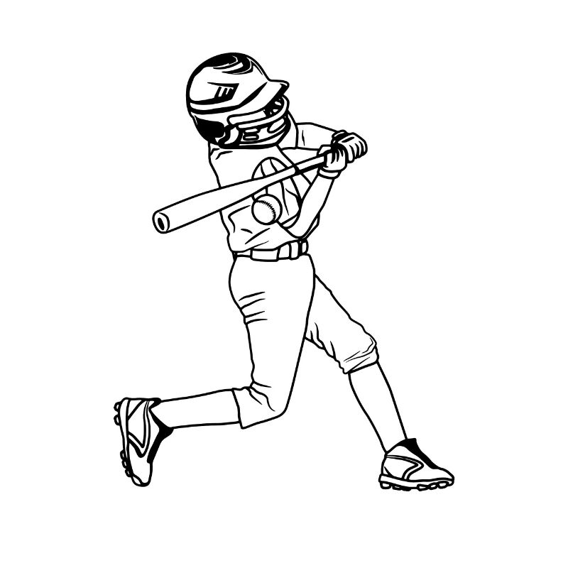 Baseballspieler Junge