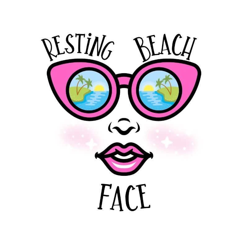 Resting Beach Face - Beach Lovers