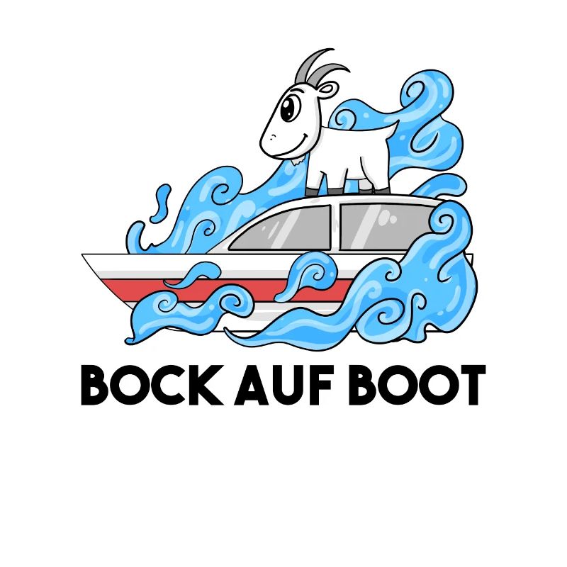 Ziege Boot Lustig