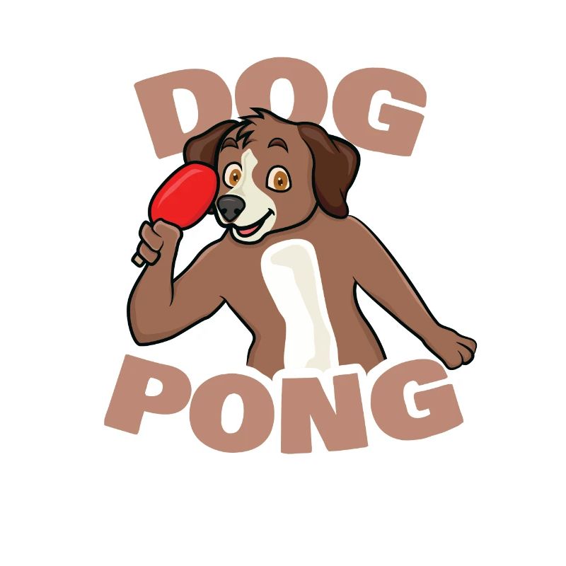 Chien de ping-pong