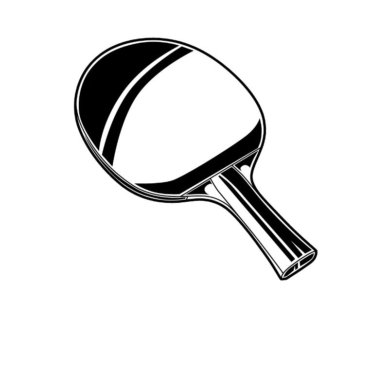 Ping Pong Racket Sketch