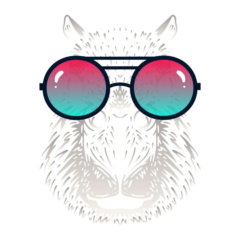 Capybara cool avec des lunettes de soleil