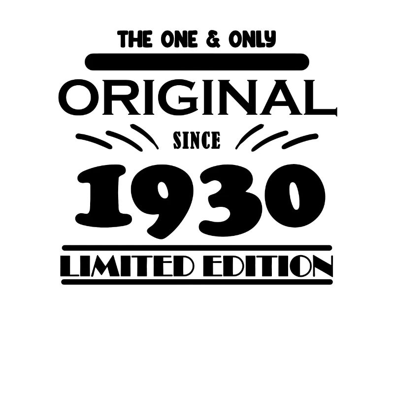 1930 - Année de construction 1930 - Né en 1930