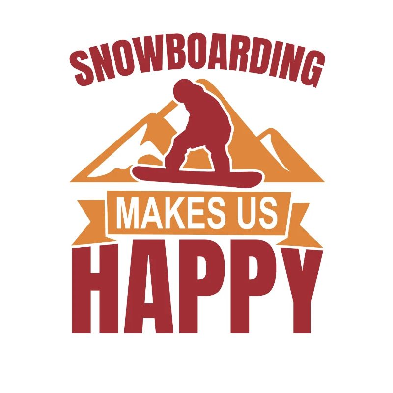 Le snowboard nous rend heureux