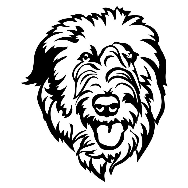 Irish Wolfhound Head