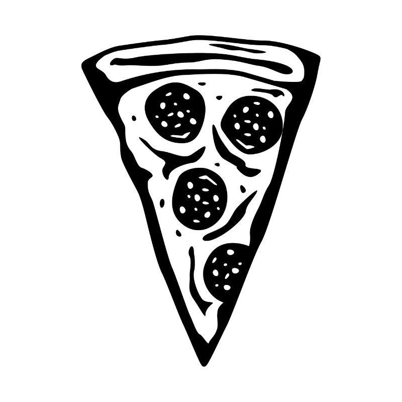 Pizza Slice Drawing
