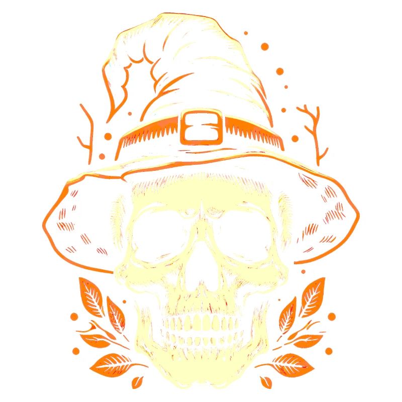 Crâne dans un chapeau