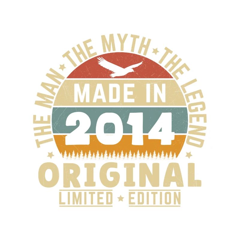 2014 Vintage Retro Birthday Gift