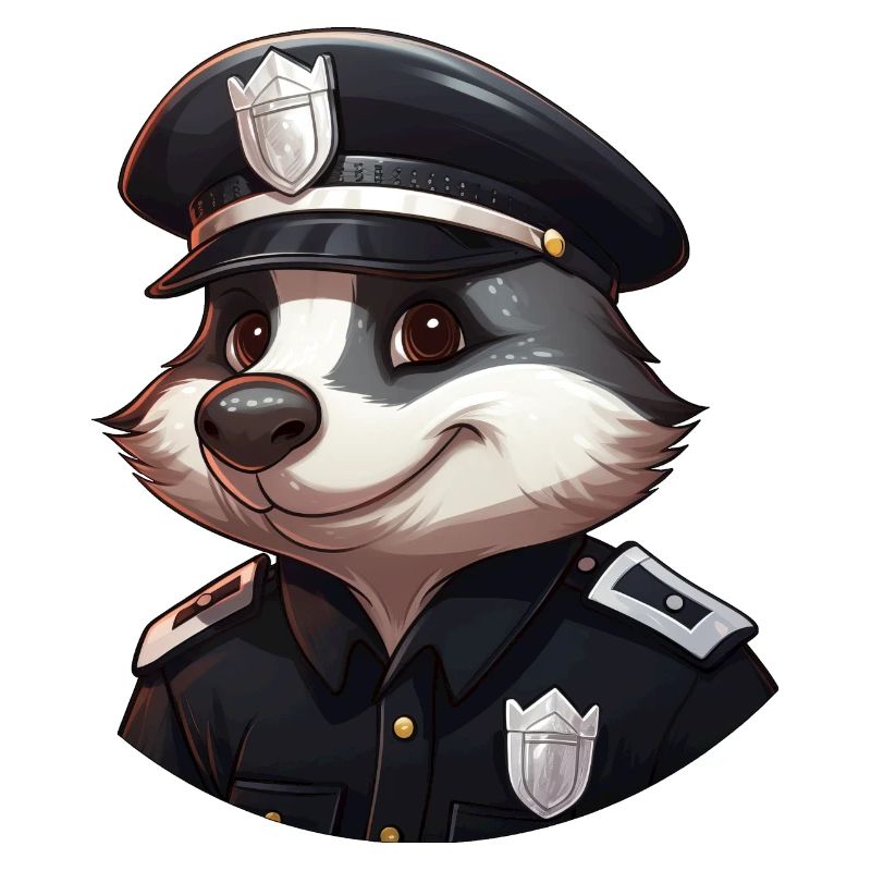 Policière blaireau
