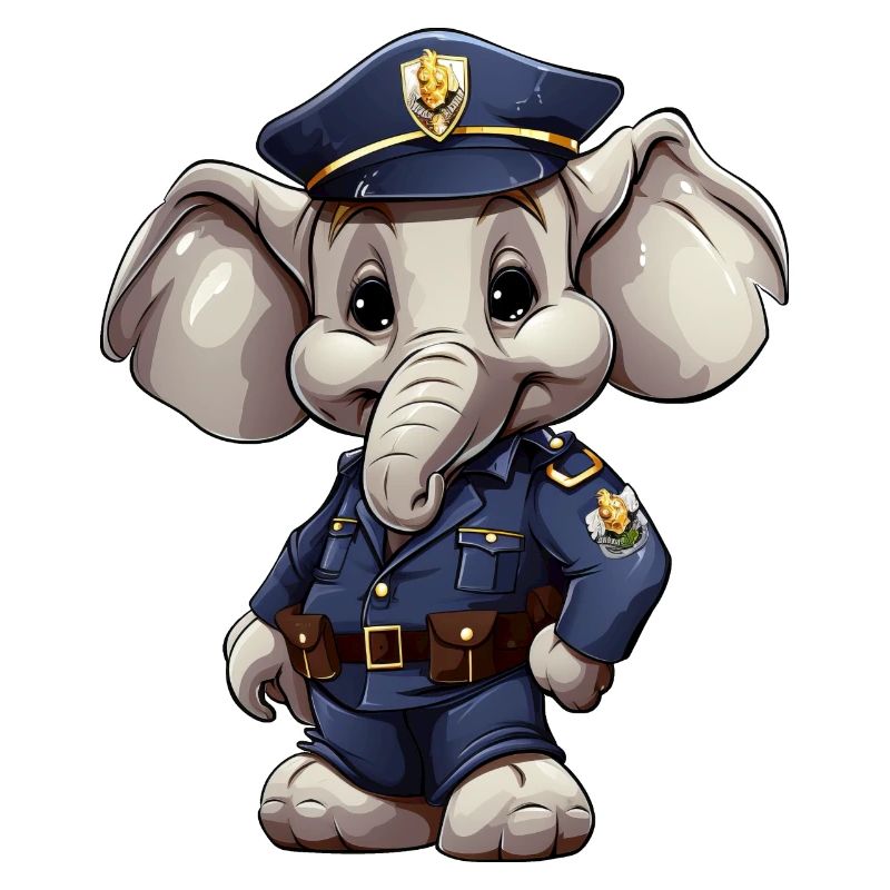 Elefanten Polizei