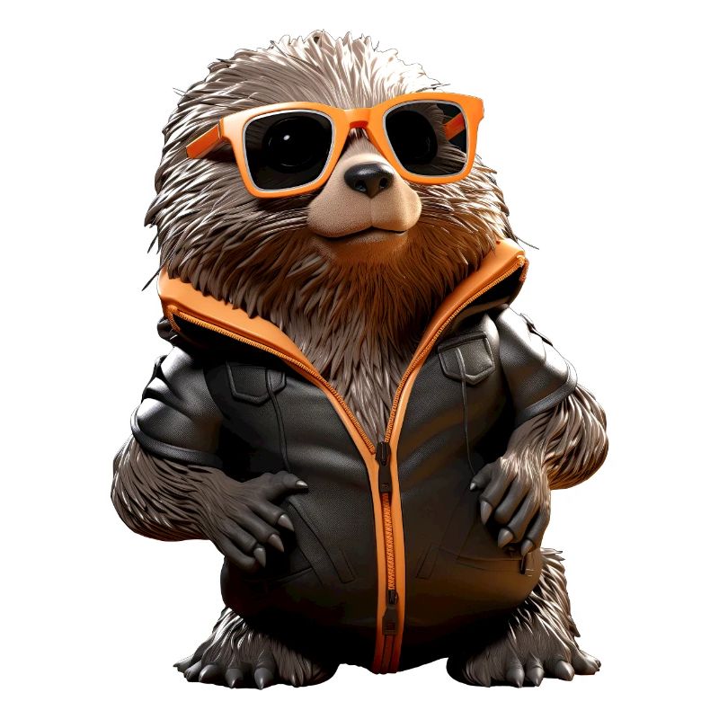 Mole with sunglasses Love Cute Moles
