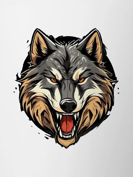 Wolfsgewitter Kopfprint