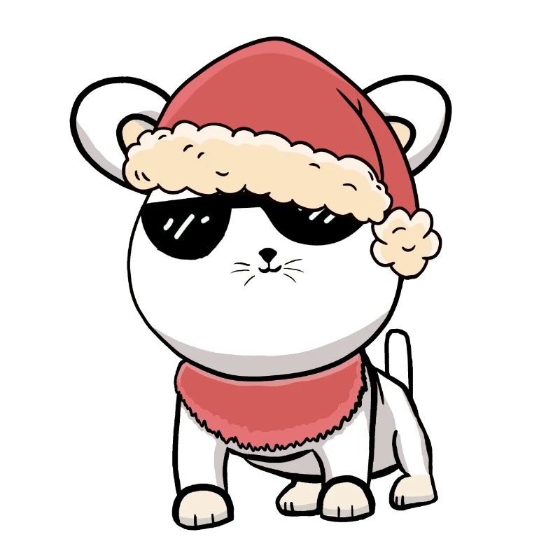Noël chat chaton Nicholas1 Père Noël miaou