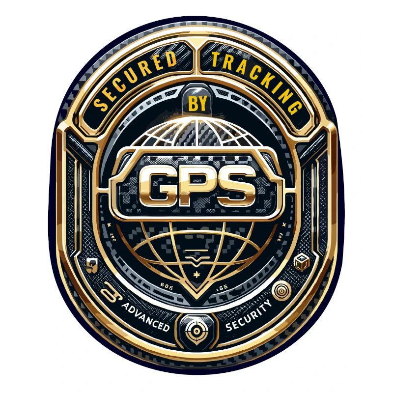 GPS-Tracking Warnaufkleber