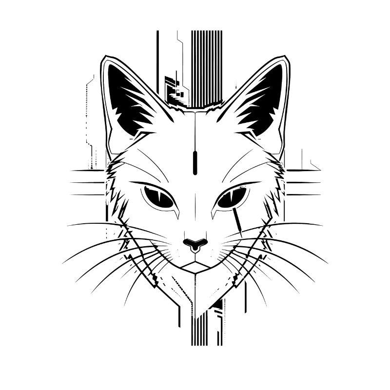 Cat in Steampunk Look