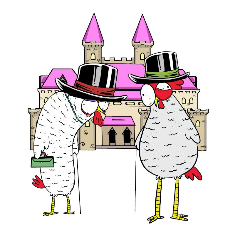 Castle Chicken Chickens Royal Poultry Castle