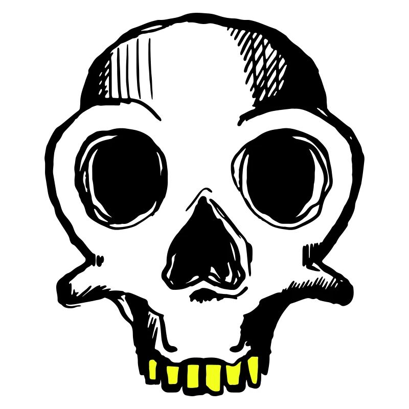Skull (dreifarbig)