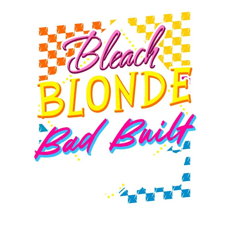 Retro design: beach blonde, poorly built –