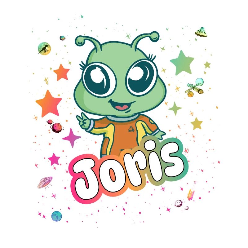JORIS - Beau nom de garçon avec un extraterrestre mignon