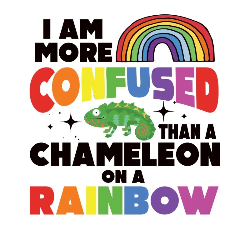 Je suis plus confus qu’un caméléon