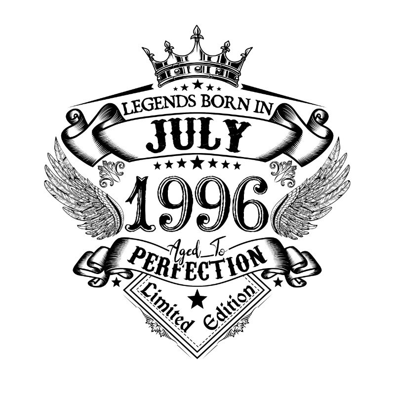 1996 Juli 1996 Geburtstag Juli 1996