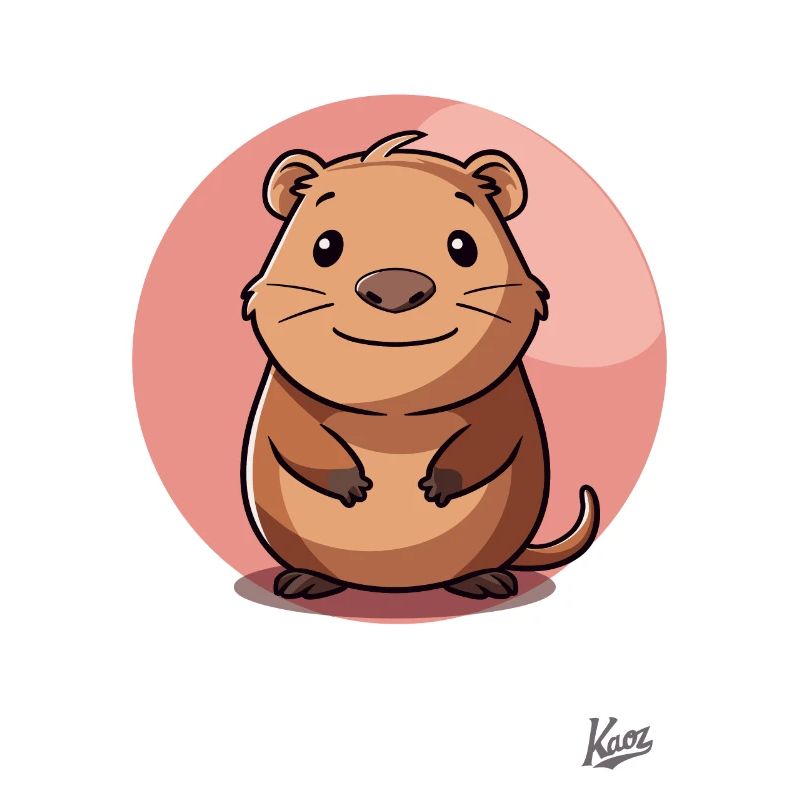 Hamster humble mignon et joyeux