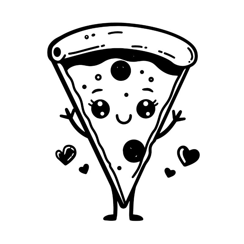 Pizza Caricature
