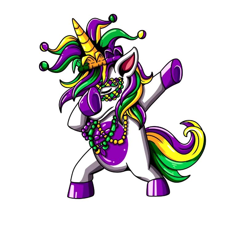 Licorne Fool Trick Fun Dabbing Dancing Dab