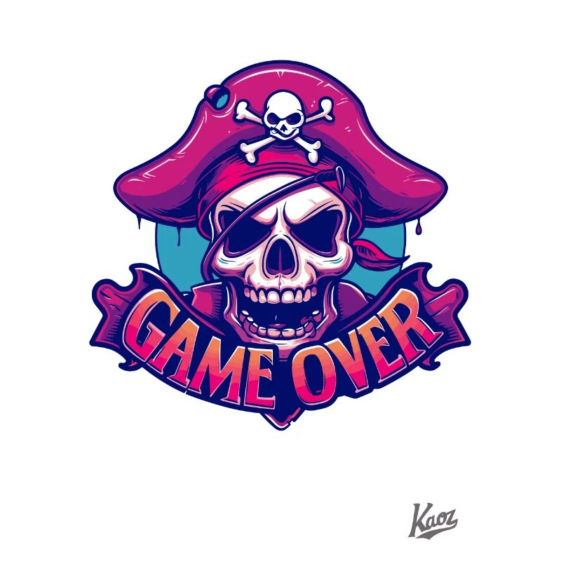 Game Over: Pirate Skull