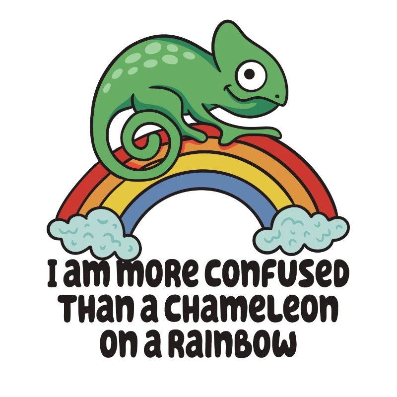 Je suis plus confus qu’un caméléon