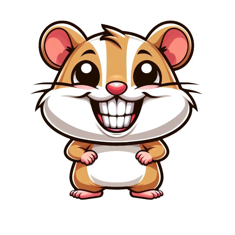 Mignon hamster cochon d’Inde bande dessinée drôle