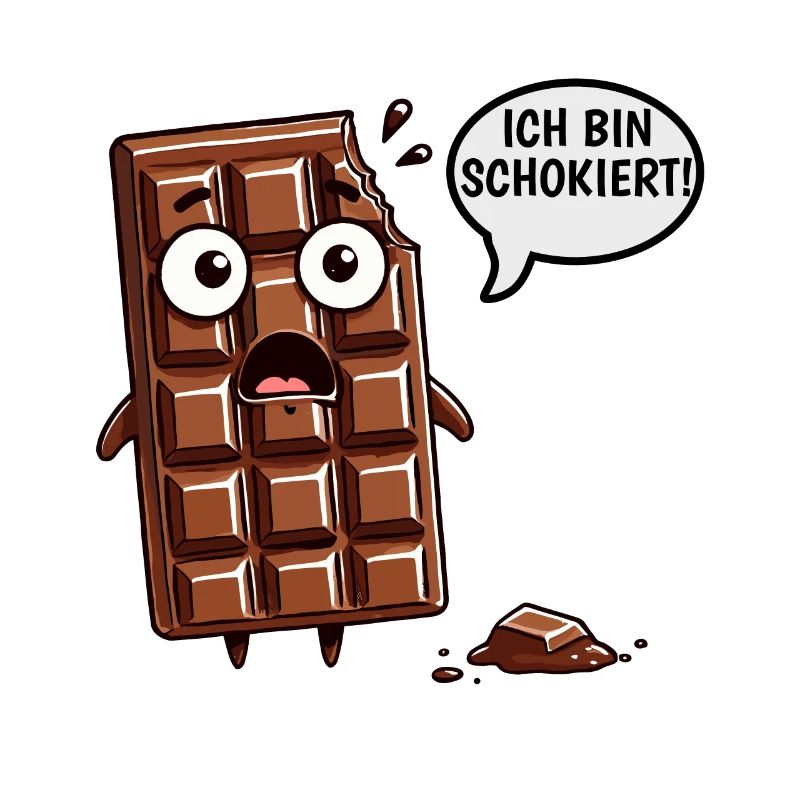 I'm Schokiert Funny German Chocolate
