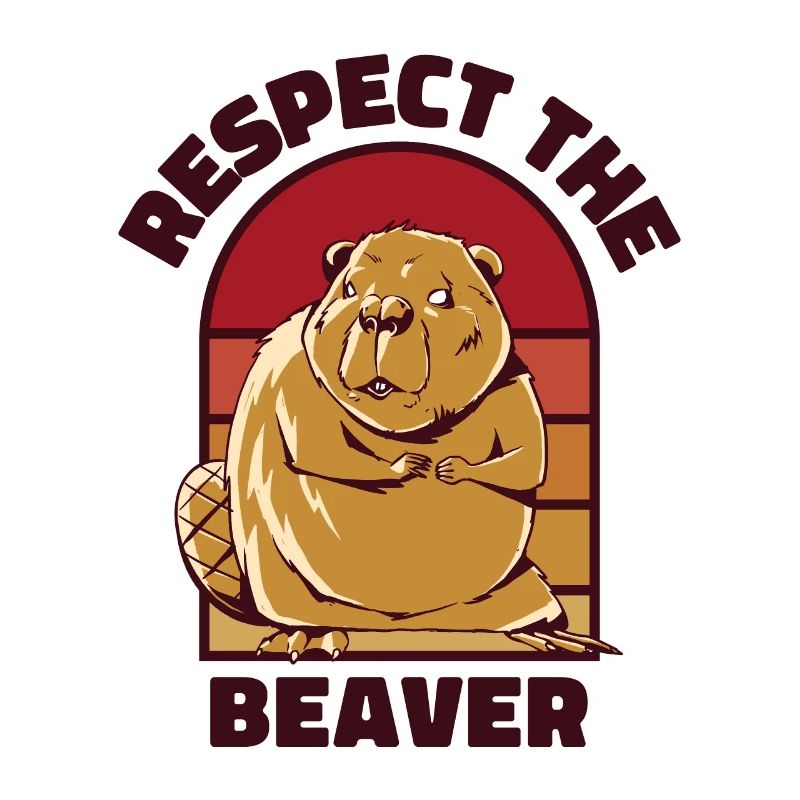 Respectez le castor eurasien Castor Canadensis