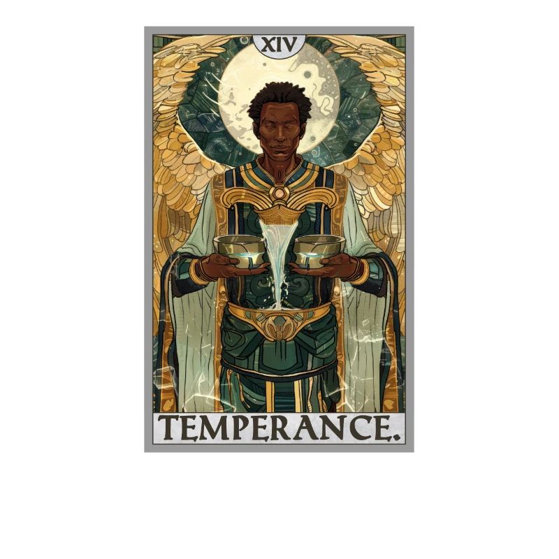 Carte de tarot Carte de tarot Tempérance Tempérance