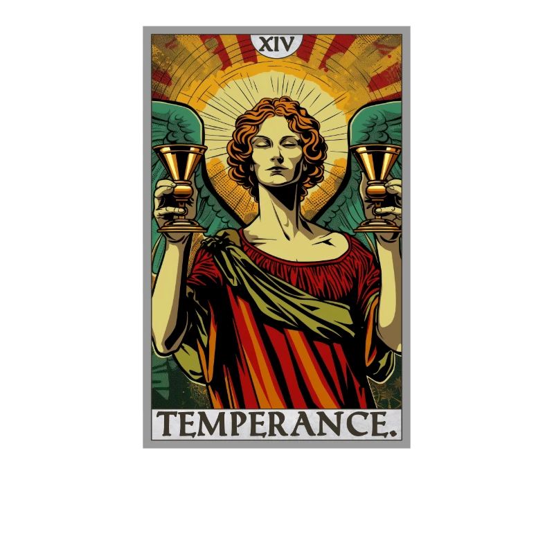 Tarot Card Tarot Card Temperance Temperance
