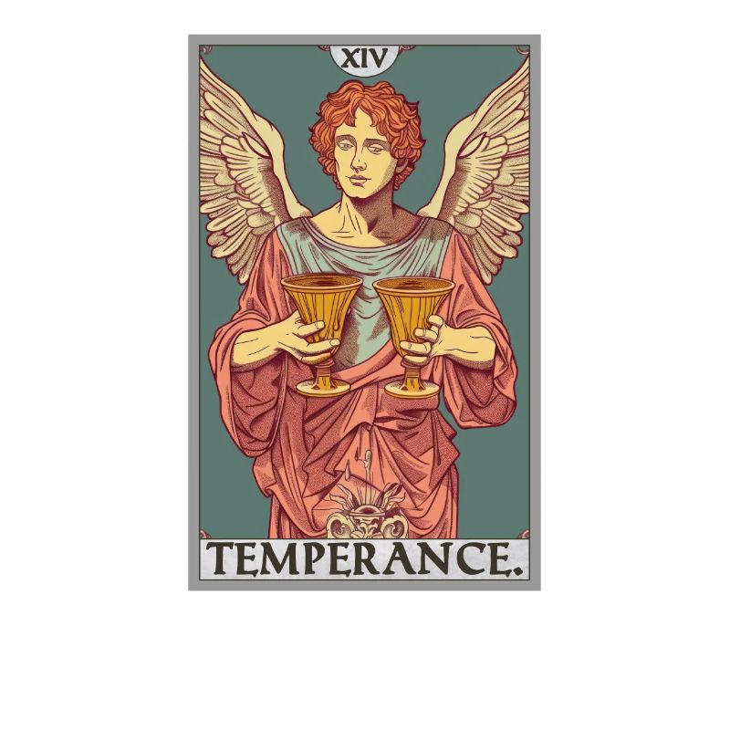 Carte de tarot Carte de tarot Tempérance Tempérance