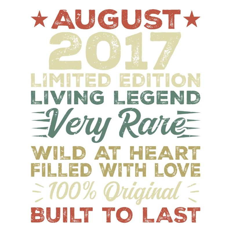 Août 2017 - Idée cadeau pour Août 2017 - 2017