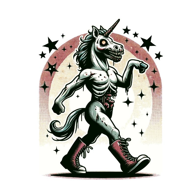 Zombie Unicorn Undead Mystical Creature
