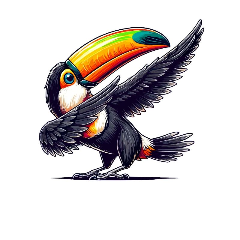 Toucan, Tropical Bird, Dabbing, Exotic