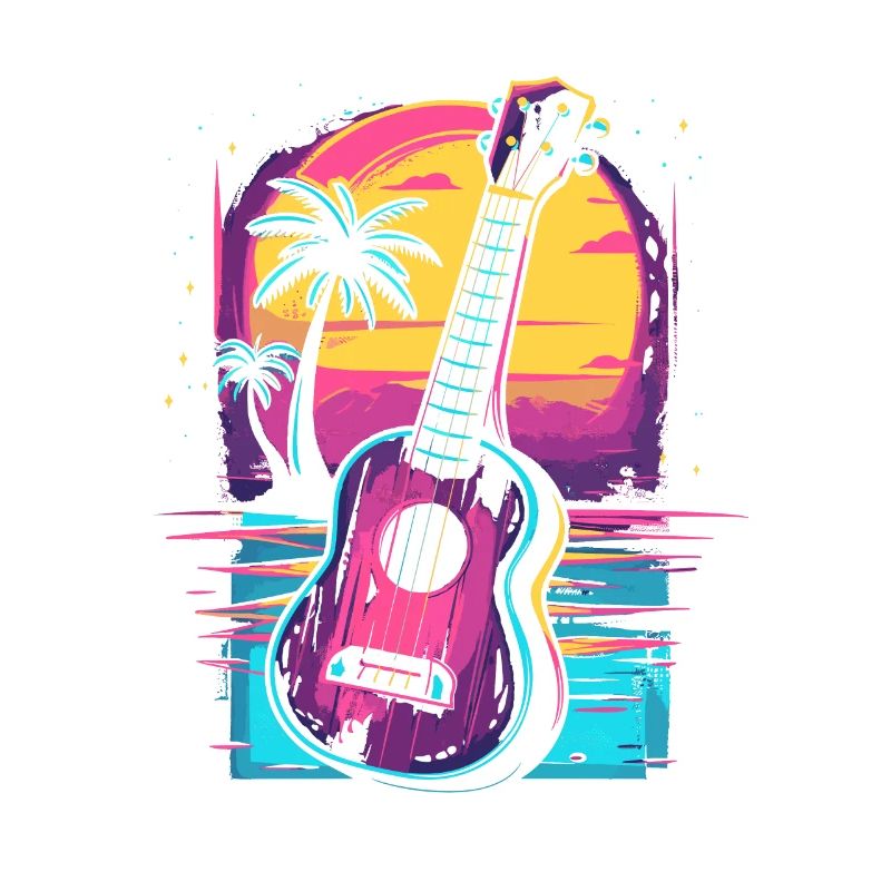 Ukulele 80s Look