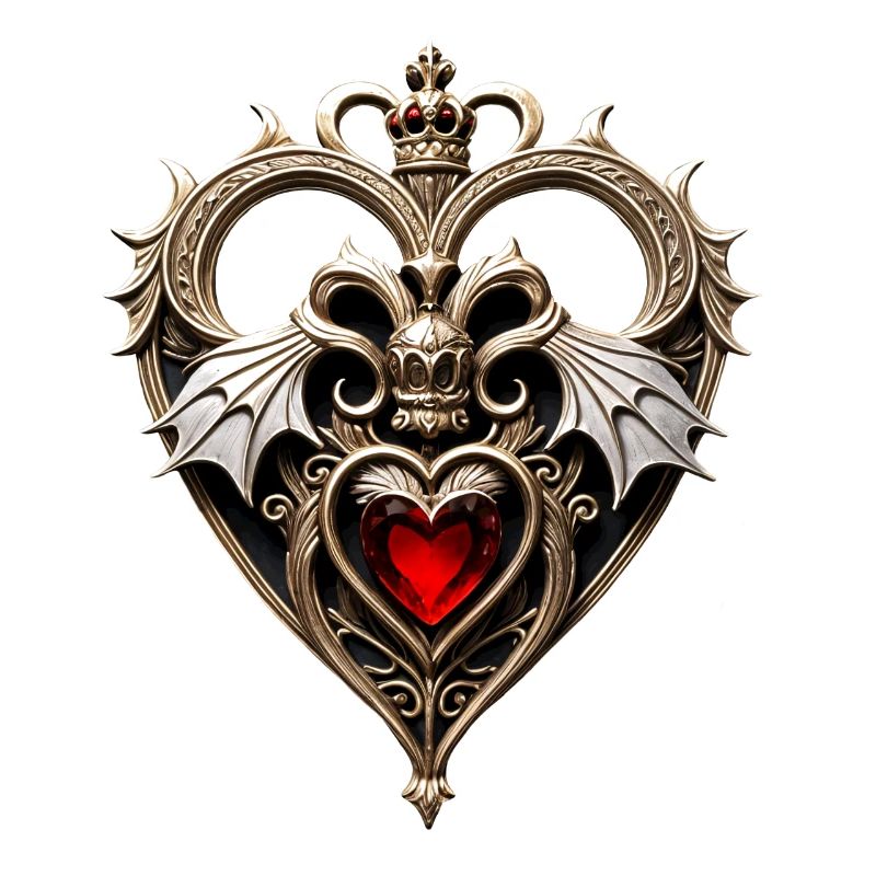 Stunning Gothic Heart