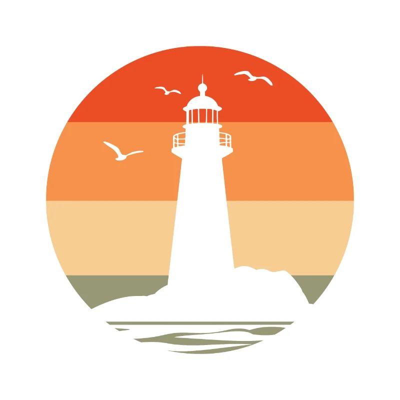 Lighthouse at sunset