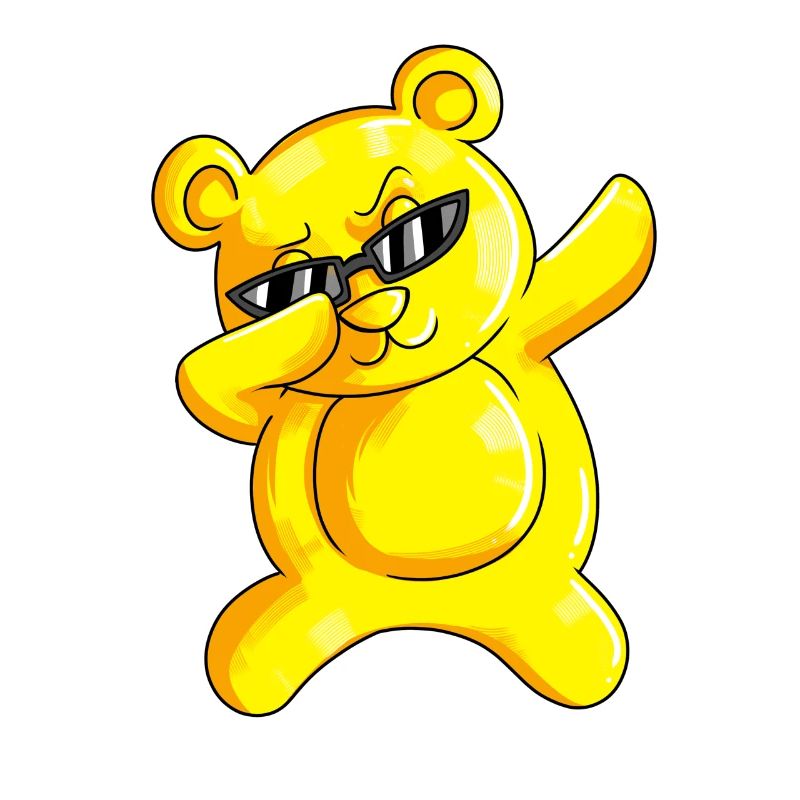 Dabbing Bears Outfit Bear Dab Dancing Nightgown