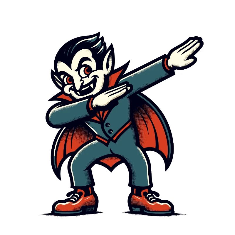 Dabbing Vampire Funny Dabbing Design Halloween