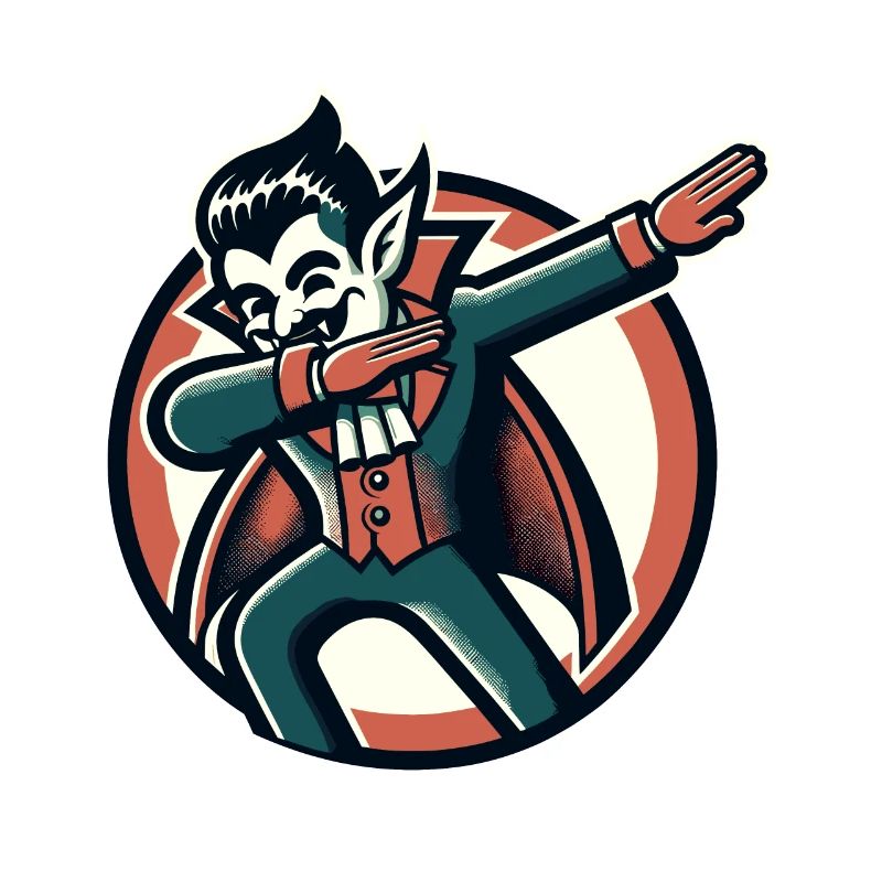 Dabbender Vampir Lustiges Dabbing Design
