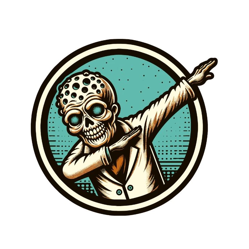 Dabbender Zombie Lustiges Dabbing Design