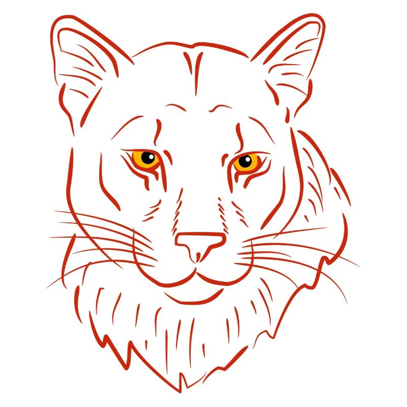 Bergloewe predator
